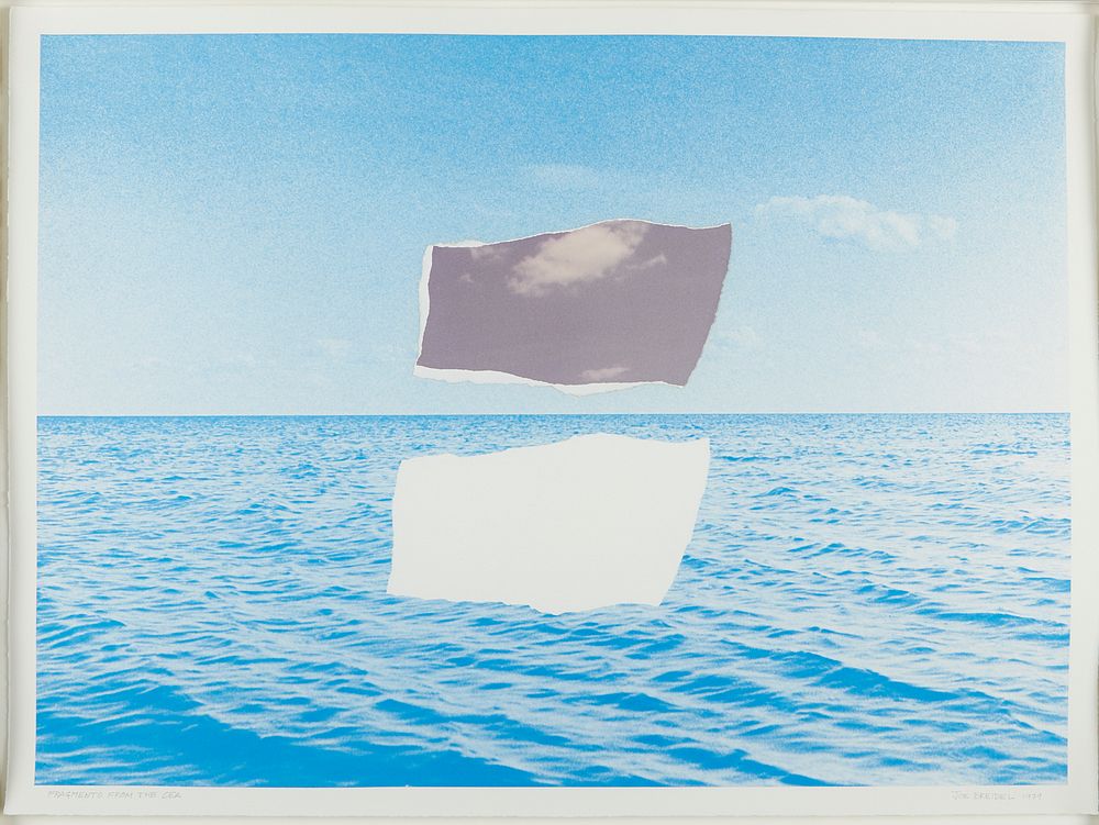 Joe Breidel "Fragments from the Sea" Mixed Media Collage