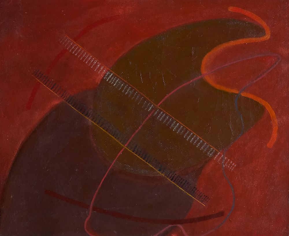 le_pho_banner 2 John Ferren "Composition" Oil on Canvas