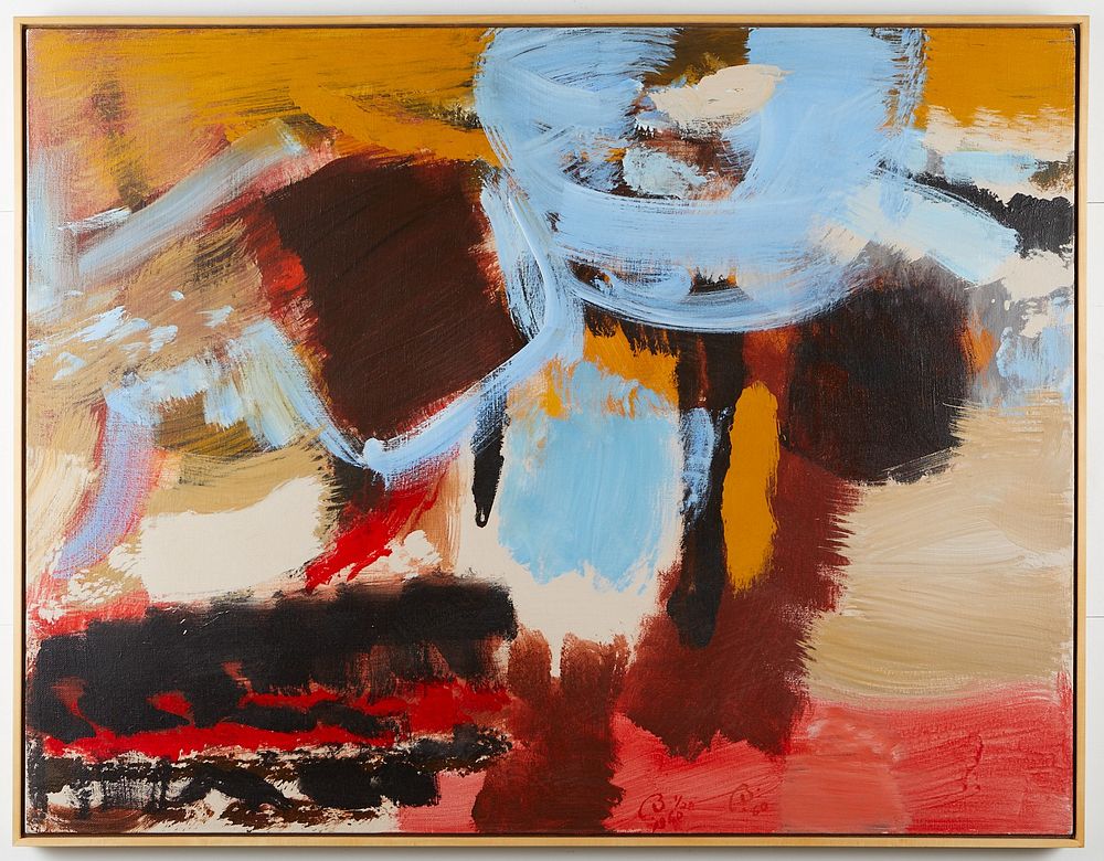 Cameron Booth Abstract Painting 1960