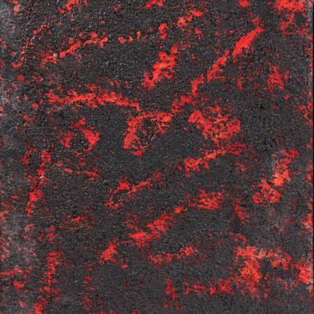 Chiyu Uemae "Untitled Black" Oil on Board