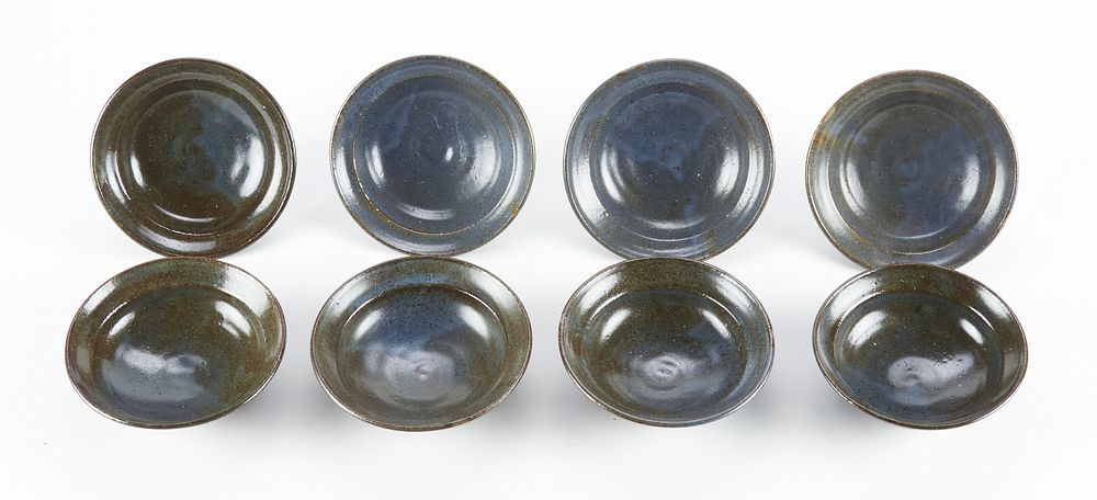 le_pho_banner 2 Set of 8 Warren MacKenzie Studio Ceramic Bowls - Marked