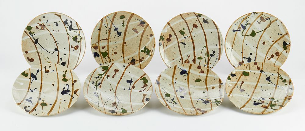 le_pho_banner 2 Set of 8 Wayne Branum Plates - Marked