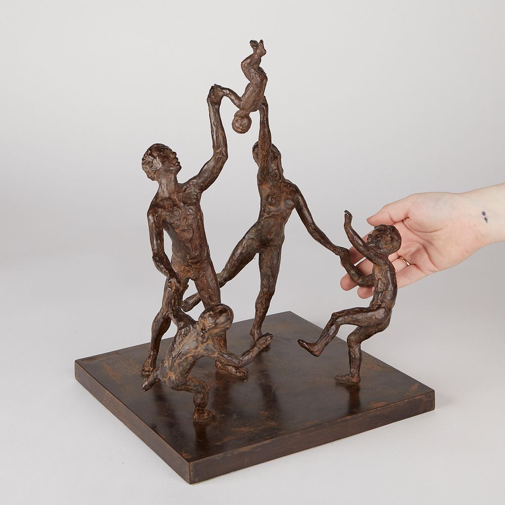 le_pho_banner 2 Paul Granlund "Family" Bronze Sculpture 1991