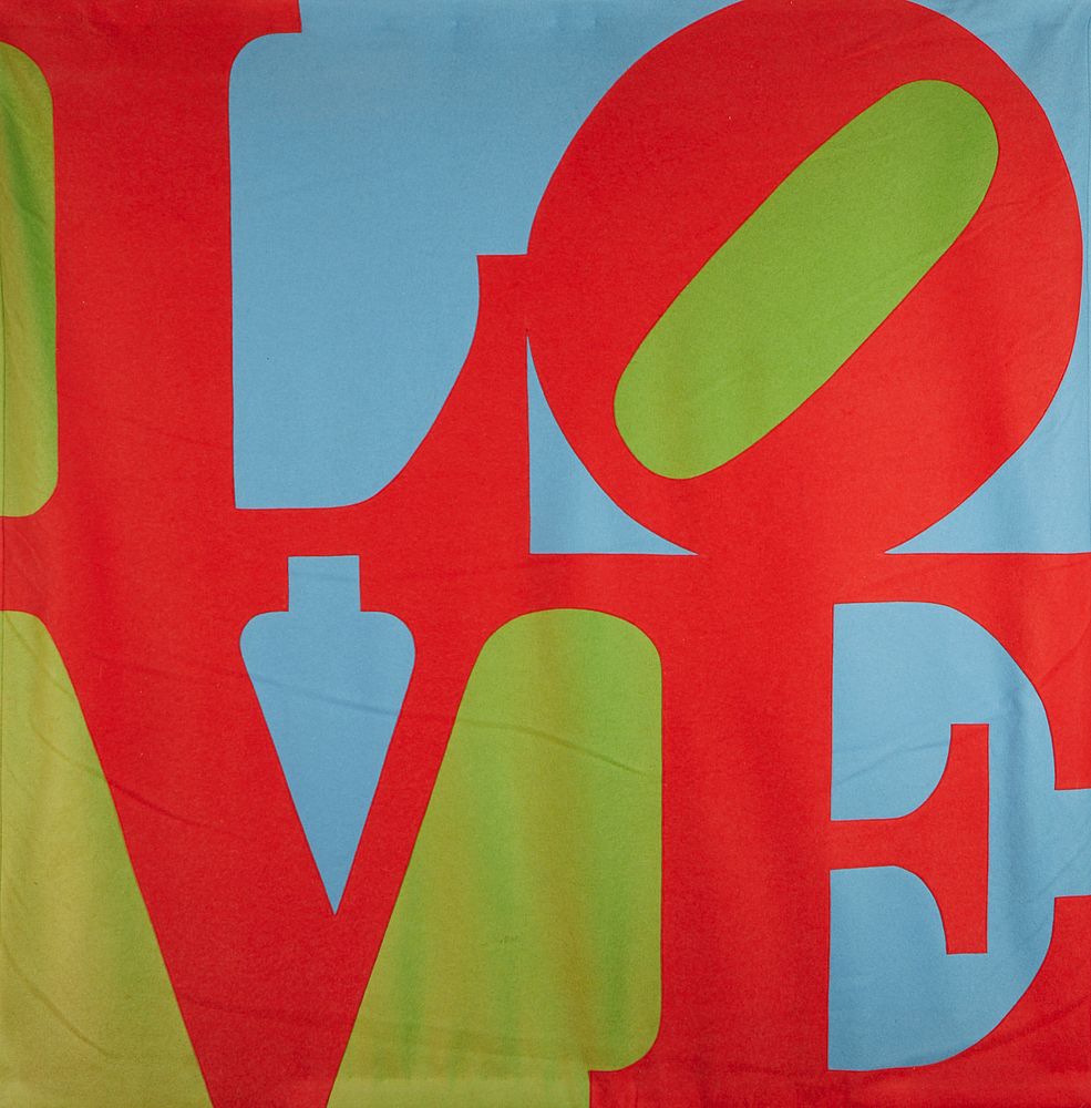 le_pho_banner 2 Robert Indiana "Love" Tapestry