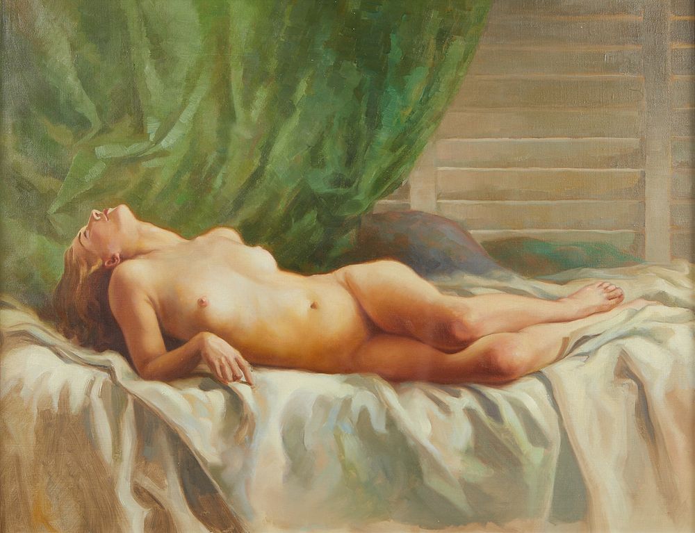 le_pho_banner 2 Charles Rubino Supine Nude on Bed