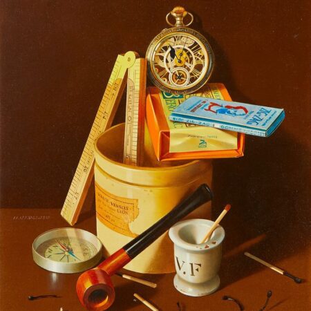 Antonio Matallana "Pot Jaune" Oil on Masonite