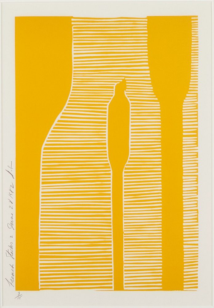 le_pho_banner 2 Donald Sultan French French Stacks 2 Linocut