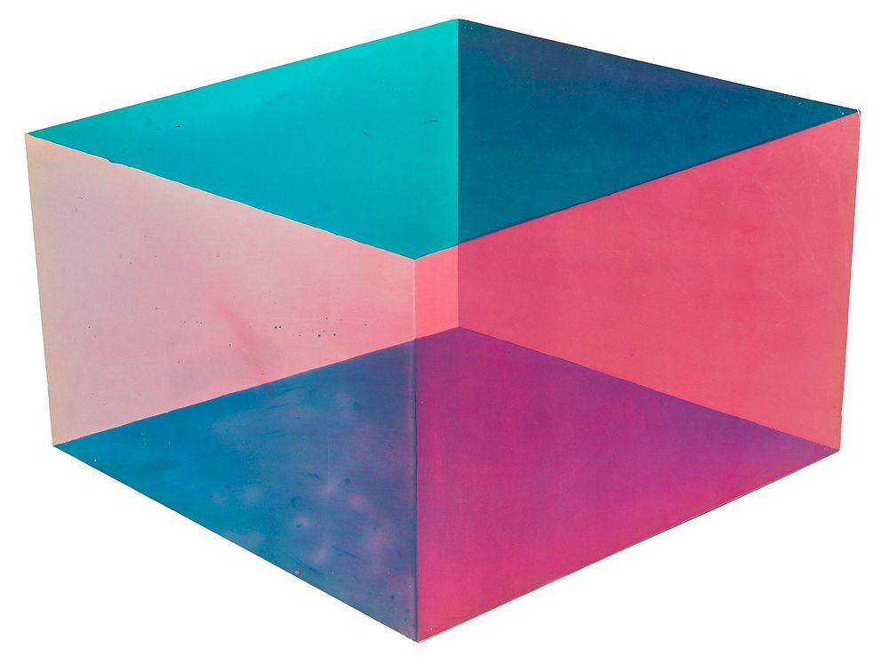 le_pho_banner 2 Ron Davis "Cube 1" from "Cube Series" Print