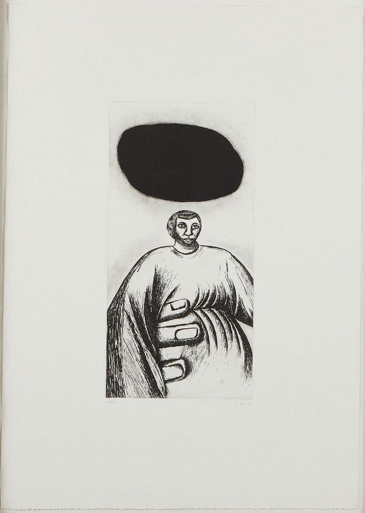 le_pho_banner 2 Enzo Cucchi La Mano di Pietra Etching