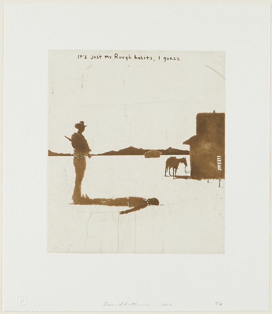 le_pho_banner 2 David Rathman "It's Just my Rough Habits, I Guess" Etching & Aquatint