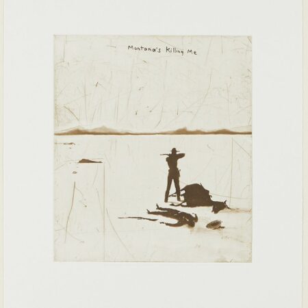 David Rathman "Montana's Killing Me" Etching & Aquatint