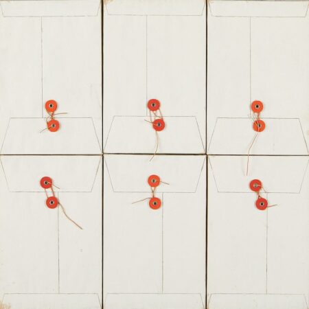 Ernest Trova "Tension Envelope #5" Mixed Media
