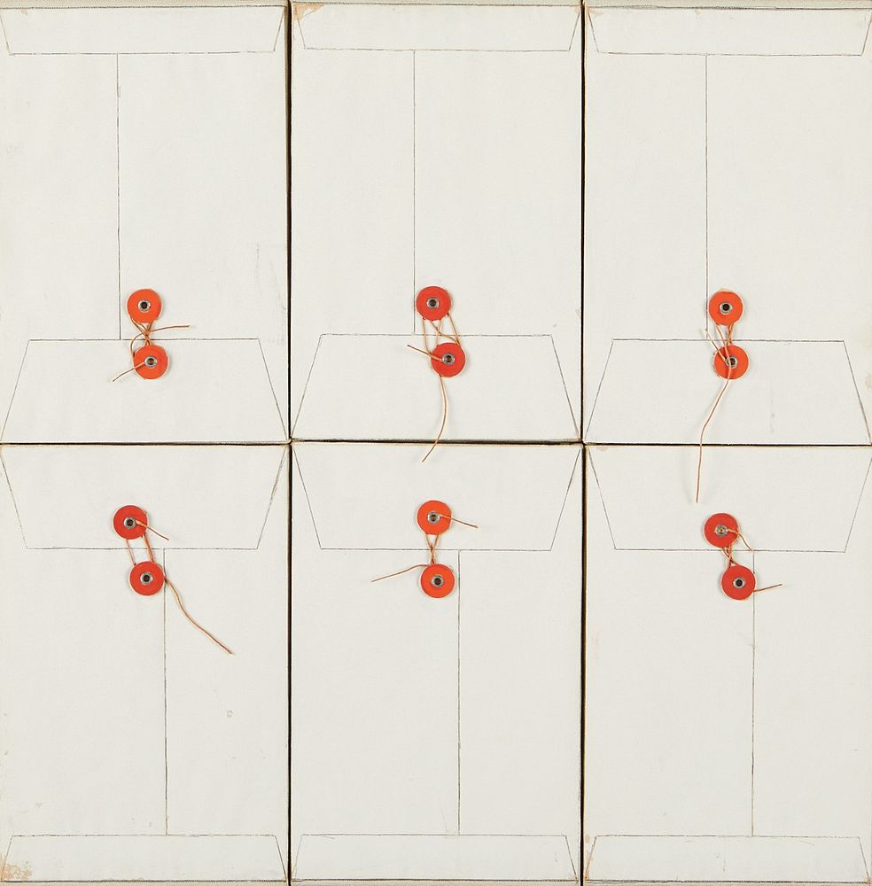 le_pho_banner 2 Ernest Trova "Tension Envelope #5" Mixed Media