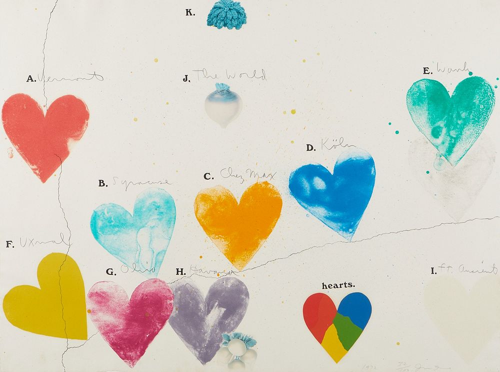 le_pho_banner 2 Jim Dine The World for Anne Waldman Lithograph