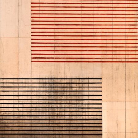 Robert Kelly (b. 1956), "Parable XXXIII," Mixed Media Painting on Canvas, 2000