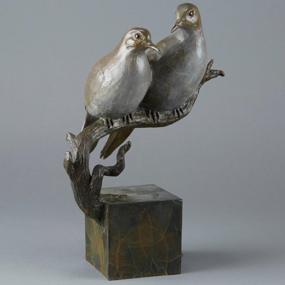 le_pho_banner 2 Jim Eppler Bronze Sculpture Doves