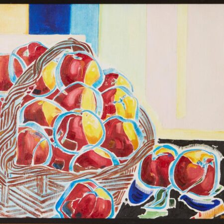 Martine Delaleuf Les Pommes Faraud Oil on Canvas