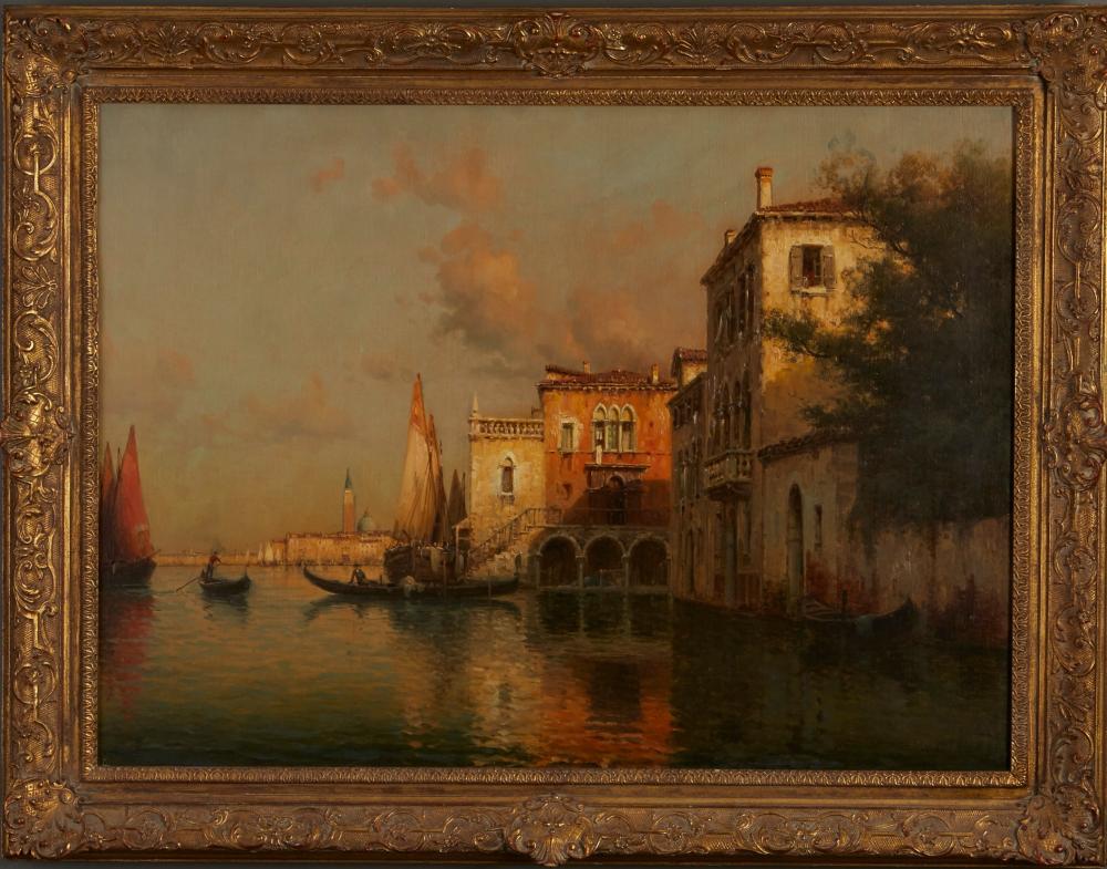 le_pho_banner 2 Antoine Bouvard Venice Oil on Canvas