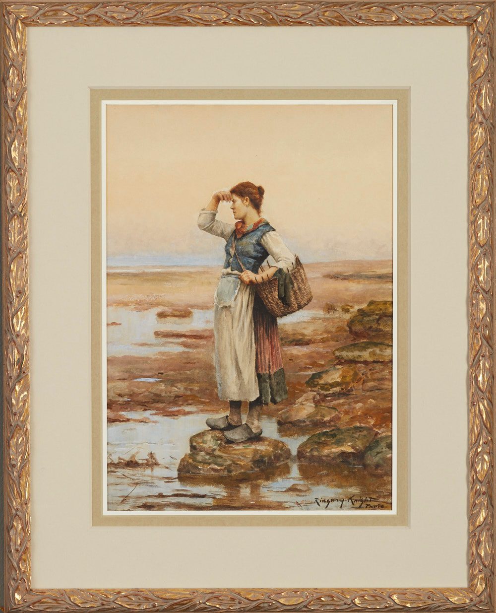 le_pho_banner 2 Daniel Ridgway Knight Watercolor