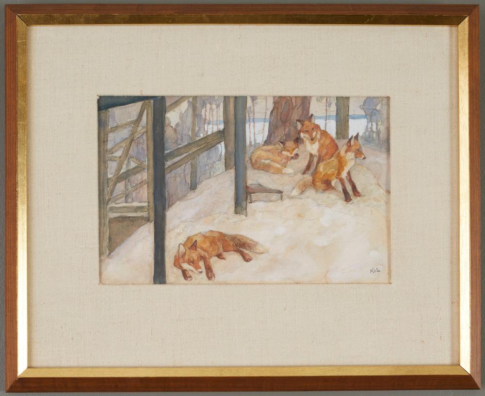 le_pho_banner 2 Konstantin Visotsky #13 Foxes Watercolor