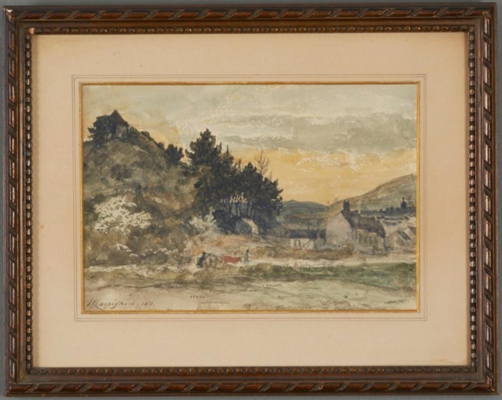 le_pho_banner 2 Henri-Joseph Harpignies Watercolor