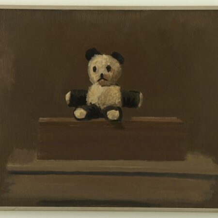 Mike Lynch Teddy Bear Oil on Canvas