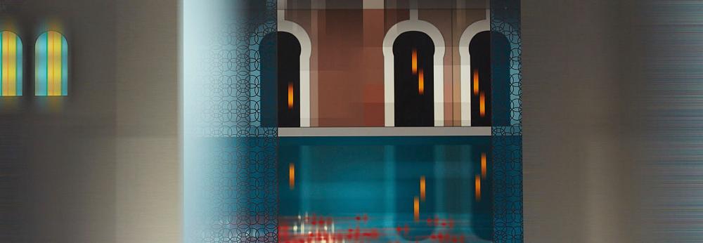 le_pho_banner 2 Jeremy Blake "Liquid Villa" Digital C-Print