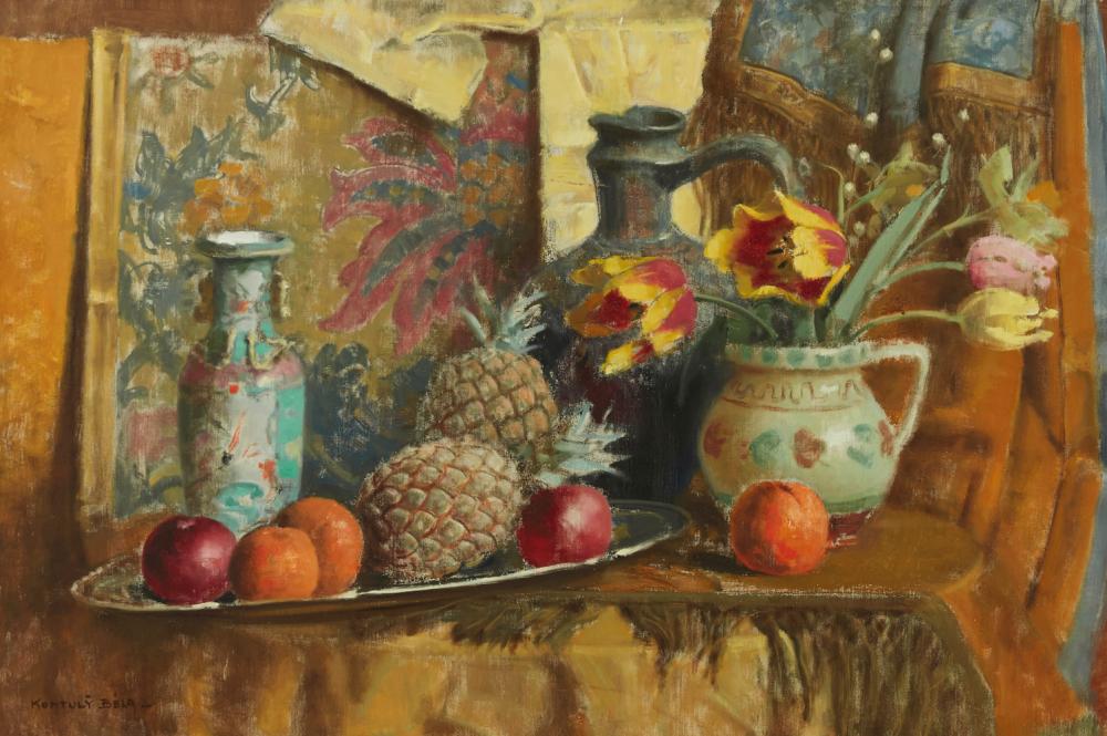 le_pho_banner 2 Bela Kontuly Still Life Oil on Canvas
