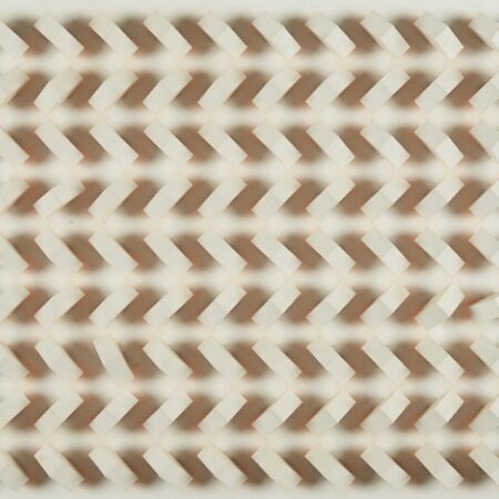 Tomasello "Atmosphere Chromoplastique Orange" Painted Wood Sculpture