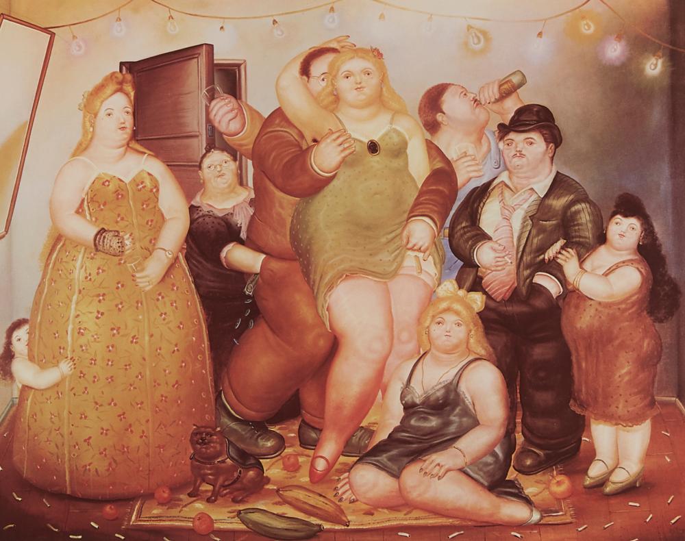le_pho_banner 2 Fernando Botero "La Maison de Raquel Vega" Color Lithograph
