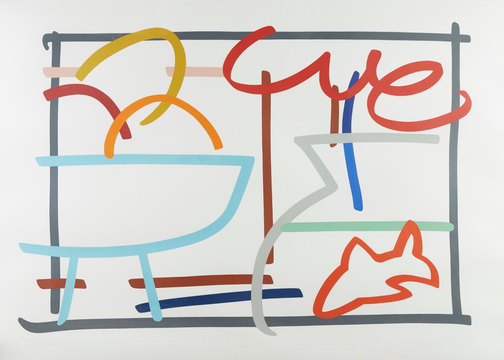 le_pho_banner 2 Tom Wesselmann "Fast Sketch Still Life with Fruit and Goldfish" Screenprint