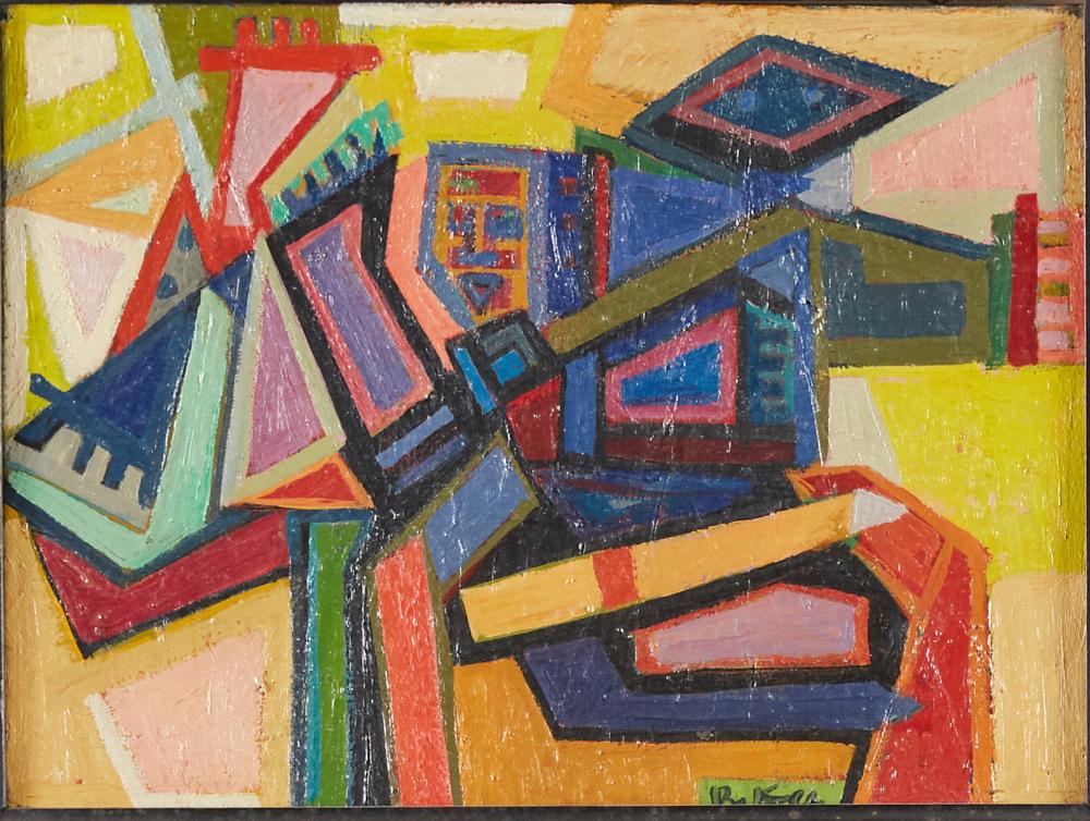 le_pho_banner 2 Peter Busa "Trio II" Oil on Board