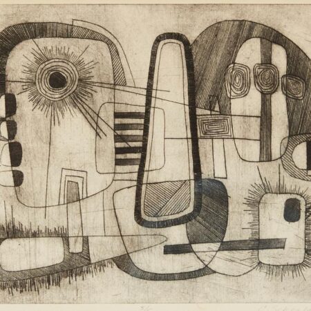 C. Scheaffer "Gemini II" Indian Space Etching