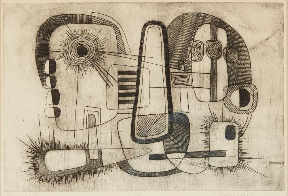 le_pho_banner 2 C. Scheaffer "Gemini II" Indian Space Etching