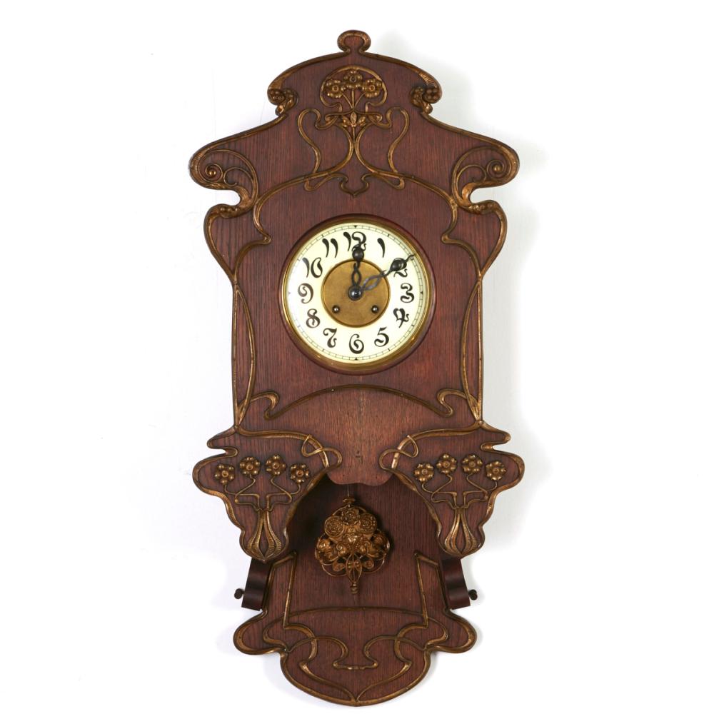 le_pho_banner 2 Lenzkirch German Art Nouveau Wall Clock