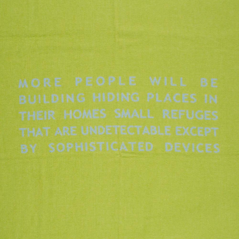 le_pho_banner 2 Jenny Holzer "Philomene Sabine" Cashmere Blanket
