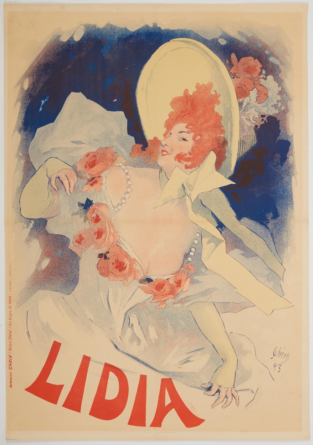 le_pho_banner 2 Jules Cheret "Lidia at the Alcazar d'Ete" Poster