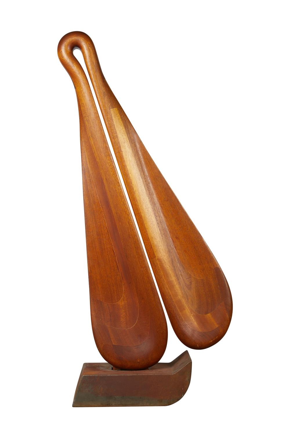 le_pho_banner 2 Kaisu Fukuda Wood Sculpture "Skating at Pactolus"