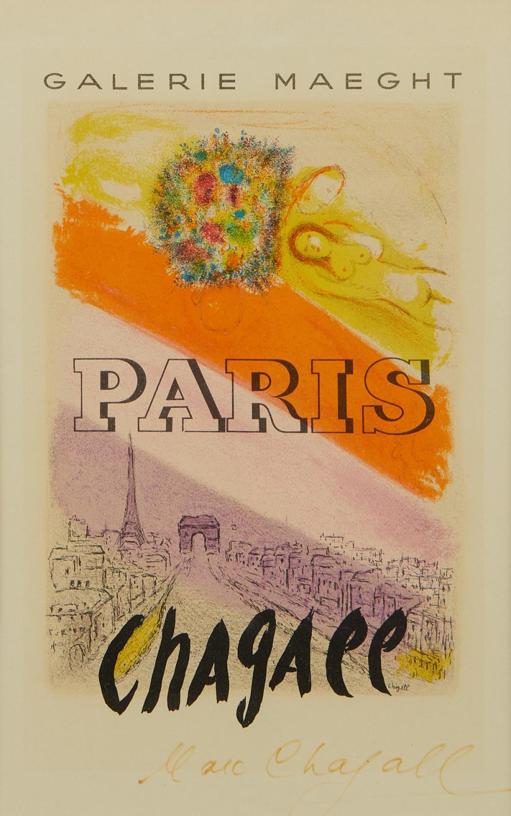 le_pho_banner 2 Marc Chagall Galerie Maeght Signed Poster
