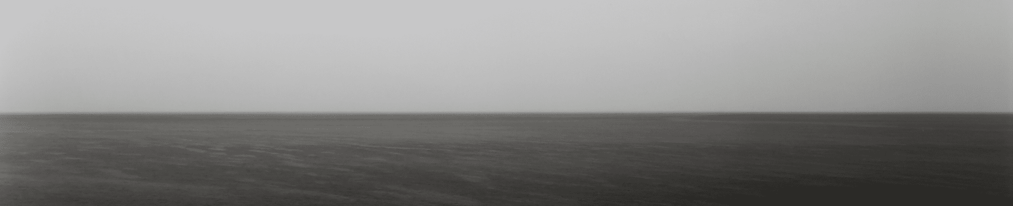 Minimalist black-and-white seascape photograph, fine art photography