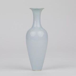 Chinese Clair-de-lune Porcelain Vase w/ Box, Marked