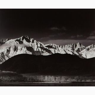 Ansel Adams "Winter Sunrise" Silver Gelatin Print